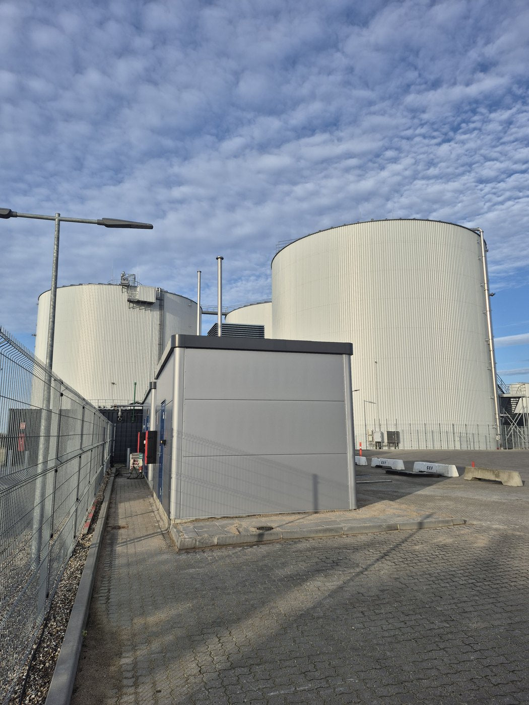 NORDKAP renewable gas compressor station by regaco at a Danish biogas plant